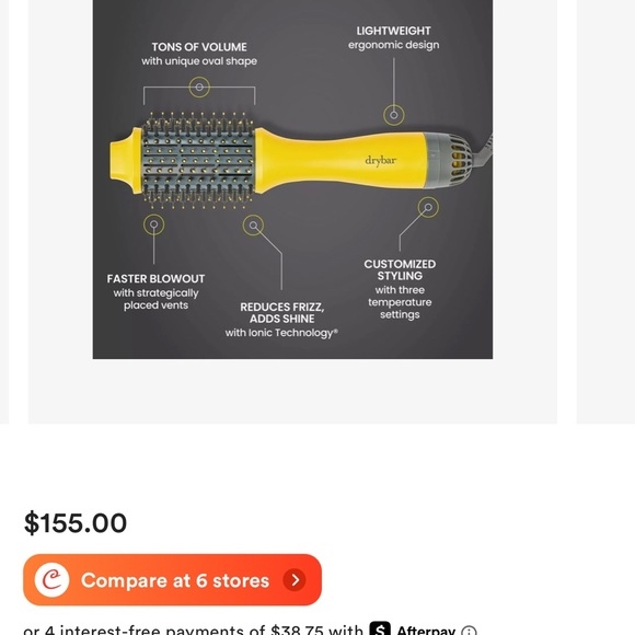Drybar Yellow Blow-Dryer Brush main image 14